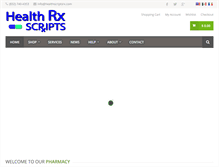 Tablet Screenshot of healthscriptsrx.com